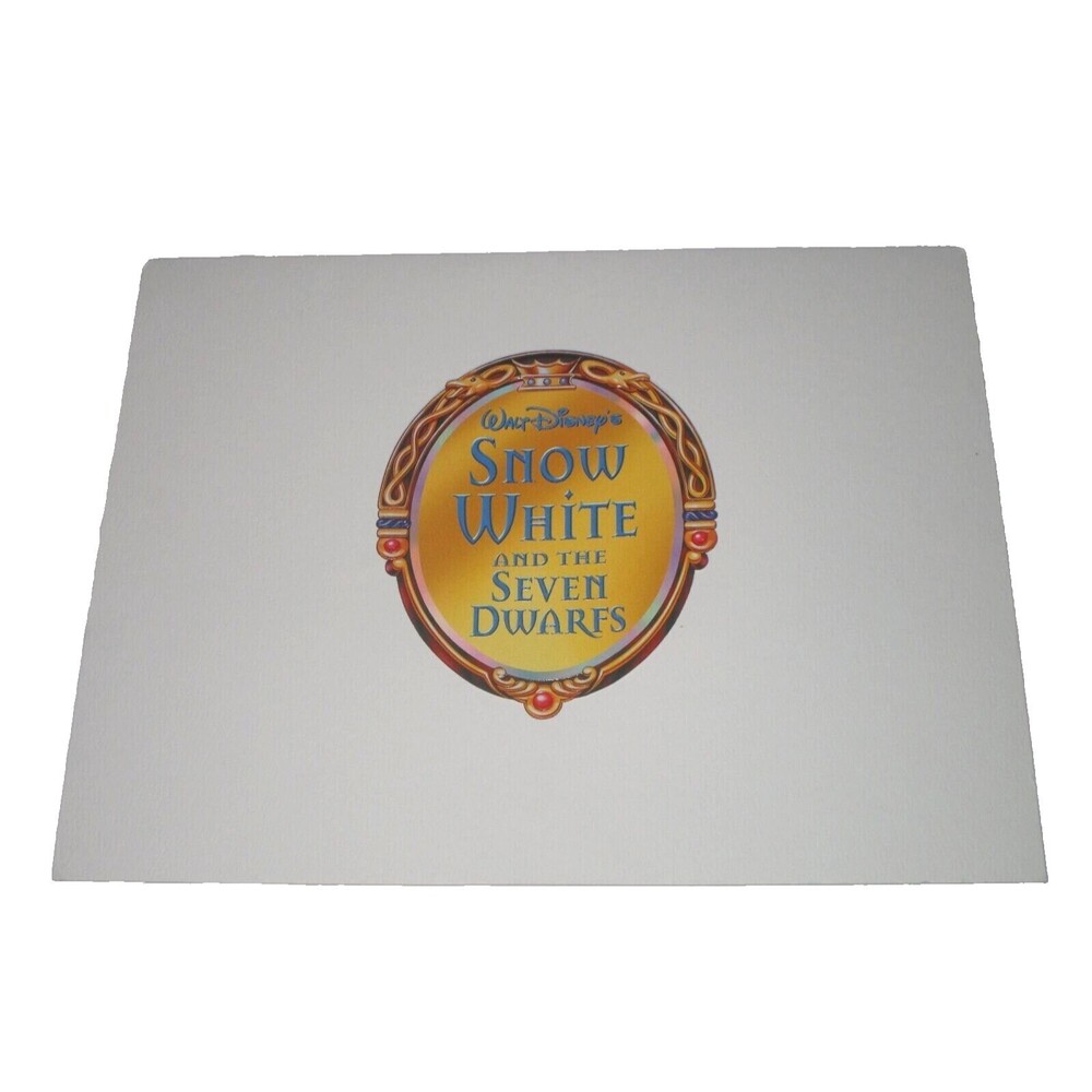 Disney Store Exclusive Lithograph Portfolio Snow White & the Seven Dwarfs